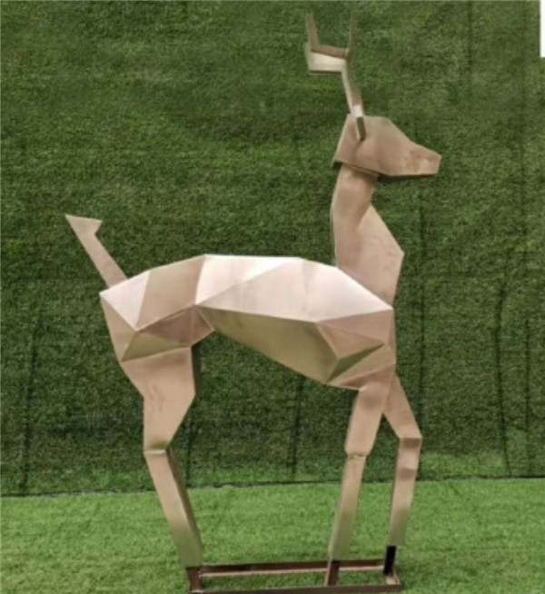 幾何不銹鋼雕塑