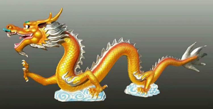 河南大型玻璃鋼龍雕塑